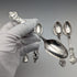 Circa 1900 American antique pure silver souvenir spoons x 6, teaspoon size, total weight 115g